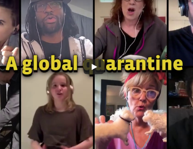 The cast of Norm sing 'We All Live In a Global Quarantine' (Parody)! 1