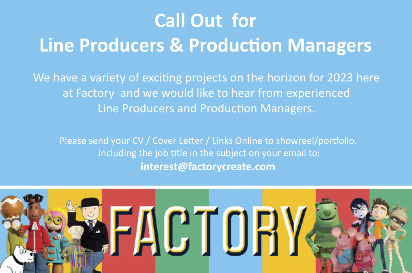Call out for Line Producers & Production Managers!