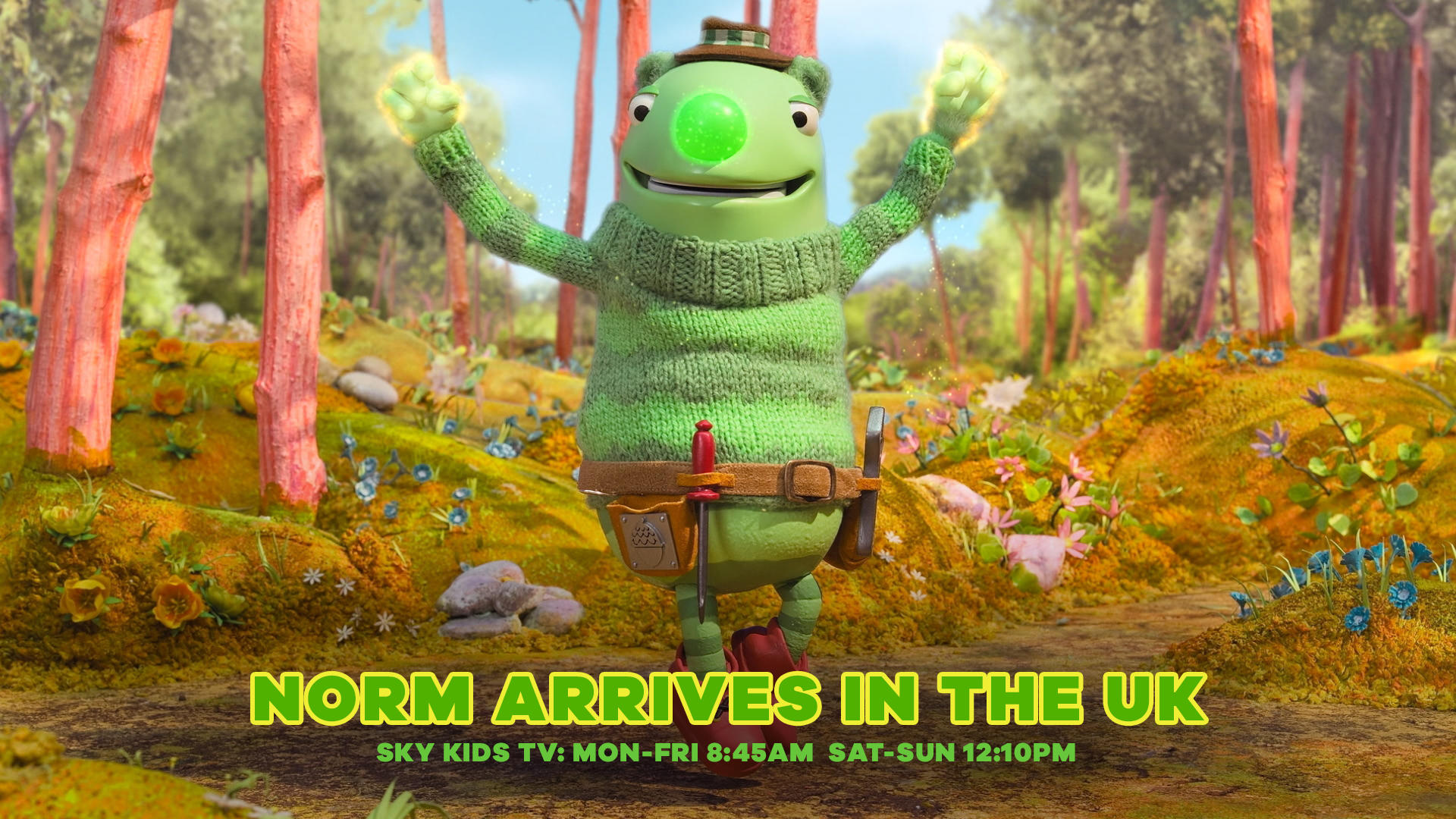 Norman Picklestripes is finally on UK screens! 